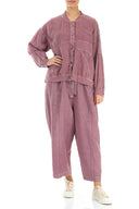 Grizas Short Jacket Dusky Pink