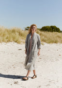 Henriette Steffensen Fleece Cardigan In light Grey