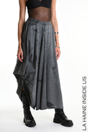 La Haine Wide Leg Sweat Pant in Grey