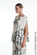 La Haine Asymmetrical Tunic in White