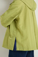 Sahara Showerproof Boxy rain jacket In Lime