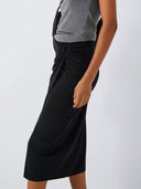 Max Mara Weekend Samovar Black Wrap Skirt