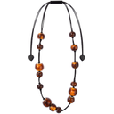 Zsiska MTOR Long Adjustable Tortoiseshell Beads
