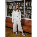 Henriette Steffensen Round Neck Pullover In Kit/Chocolate