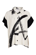 Naya Brush Stroke Print Blouse