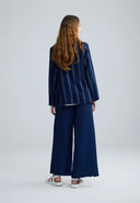 Luukaa Clover Woven Jacket In Original Denim