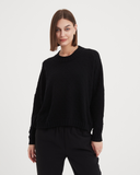 Tirelli Textured Spot Knit in Black