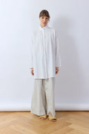 Yacco Maricard Cotton Lawn Tunic In White