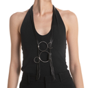 Katerina Vassou Cosmic Necklace In Black/Silver