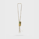 Katerina Vassou Hyacinth Necklace In Gold/Green