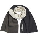 Henriette Steffensen Fleece Scarf in Bark/Kit/Soft Black