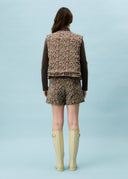 FRNCH Lysandra Gilet in Multi Colours