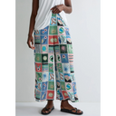 Sahara Mystical Collage Wide Leg Trousers