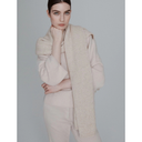 Marella Coppa Cream Knitted Jersey scarf