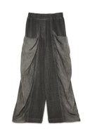 Baci Tex. Trouser In Black Pepper