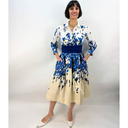 Sara Roka Dress In Blue Garden