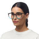 OKKIA Bologna Reading Glasses In Havana Blue
