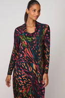 Sahara Bright Scattered Wings Jersey Dress Multi