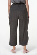 Baci Tex. Trouser In Black Pepper