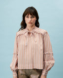 FRNCH Lycaena Blouse in Rose