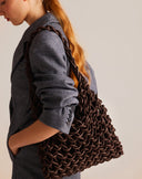 Alienina Greta Handmade Bag In Chocolate Brown