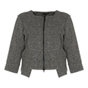 Kozan Arturo Jacket In Grey Herringbone