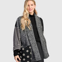 Alembika Wool/Cardigan Jacket In Storm Multi