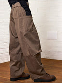 Lurdes Bergada Barrel Trousers In Chocolate